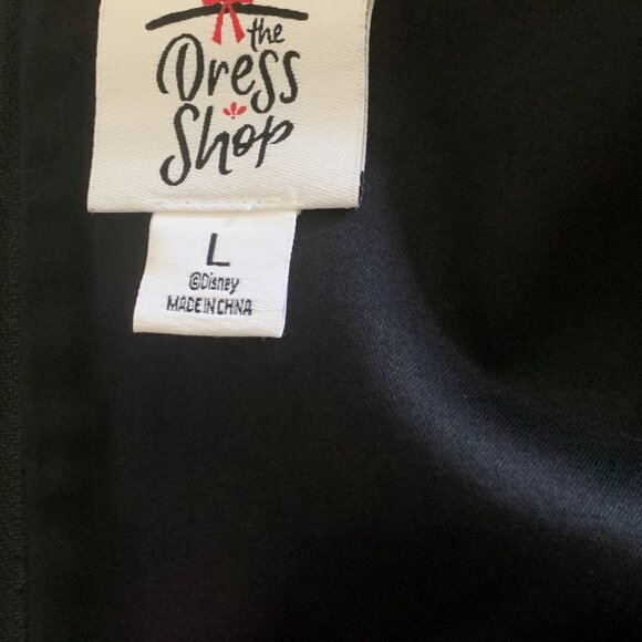 Disney Parks The Dress Shop Minnie Mouse Red Polka Dot Dress Size L Retro Pinup - Picture 7 of 7